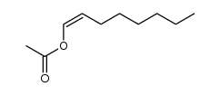 (Z)-1-(acetoxy)-1-octene结构式