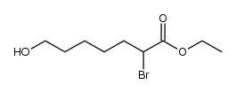 ethyl 2-bromo-7-hydroxyheptanoate Structure