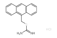 Carbamimidothioic acid,9-anthracenylmethyl ester, hydrochloride (1:1) structure