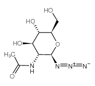 N-[(2R,3R,4R,5S,6R)-2-azido-4,5-dihydroxy-6-(hydroxymethyl)oxan-3-yl]acetamide Structure