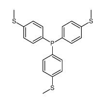 Tris[4-(methylthio)phenyl]phosphine Structure