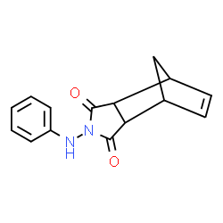 2-(phenylamino)-3a,4,7,7a-tetrahydro-1H-4,7-methanoisoindole-1,3(2H)-dione结构式