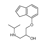 1-[(1H-Inden-7-yl)oxy]-3-[(1-methylethyl)amino]-2-propanol结构式