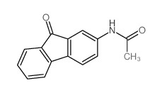 Acetamide,N-(9-oxo-9H-fluoren-2-yl)- Structure