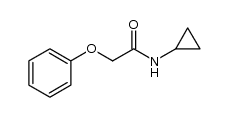 N-cyclopropyl-2-phenoxyacetamide Structure