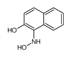 1-(hydroxyamino)naphthalen-2-ol结构式