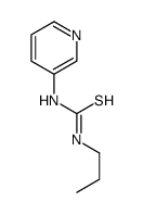(8CI)-1-丙基-3-(3-吡啶)-2-硫代-脲结构式