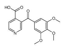3-(3,4,5-Trimethoxybenzoyl)-4-pyridinecarboxylicacid结构式