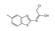2-CHLORO-N-(5-METHYL-BENZOTHIAZOL-2-YL)-ACETAMIDE Structure