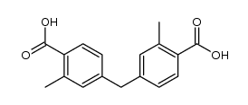 4,4'-methylenebis(2-methylbenzoic acid) Structure