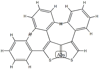 2,3,4-Triphenyl[1,2]dithiolo[1,5-b][1,2]dithiole-7-SIV结构式