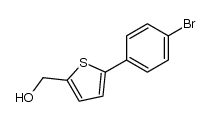 2-Hydroxymethyl-5-(p-bromophenyl)thiophene结构式