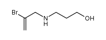 3-[N-(2-bromo-2-propenyl)amino]propan-1-ol Structure