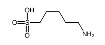 5-氨基戊烷-1-磺酸结构式