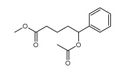 methyl 5-acetoxy-5-phenylpentanoate结构式