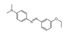 N,N-Dimethyl-p-[(3-ethoxyphenyl)azo]aniline structure