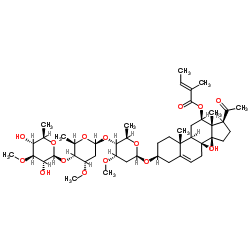 OXYPEUCEDANIN HYDRATE (P)结构式