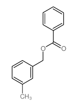 (3-methylphenyl)methyl benzoate structure