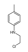 N-(2-chloroethyl)-4-methylaniline structure