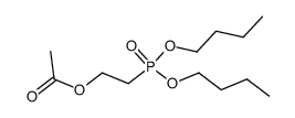 dibutyl (2-acetoxyethyl)phosphonate Structure
