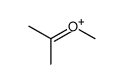 isopropylidene-methyl-oxonium Structure