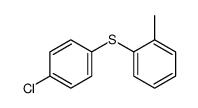 [4-Chlor-phenyl]-[o-tolyl]sulfid Structure