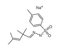 2,2,4-trimethyl-3-pentanal p-tozylhydrazonate Structure