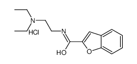 N-[2-(diethylamino)ethyl]-1-benzofuran-2-carboxamide,hydrochloride Structure
