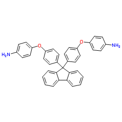 4,4'-[9H-Fluorene-9,9-diylbis(4,1-phenyleneoxy)]dianiline structure