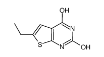 6-ethylthieno[2,3-d]pyrimidine-2,4-diol结构式