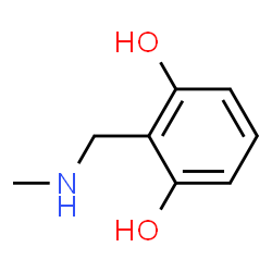 1,3-Benzenediol, 2-[(methylamino)methyl]- (9CI) structure