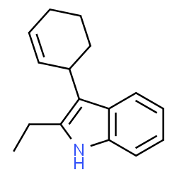 1H-Indole,3-(2-cyclohexen-1-yl)-2-ethyl-(9CI) Structure