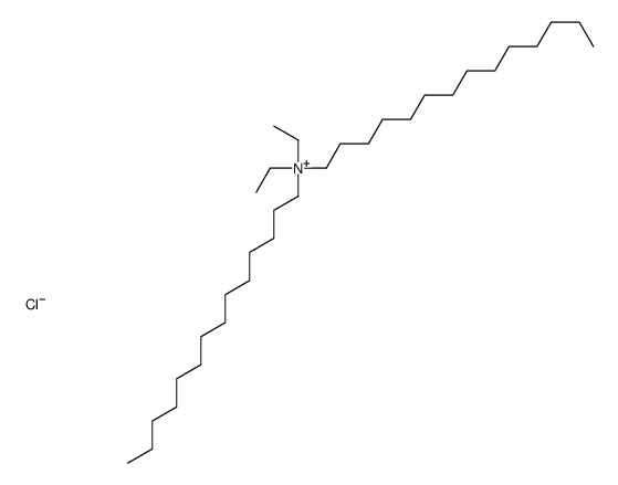 diethyl-di(tetradecyl)azanium,chloride结构式