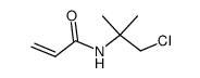 N-(chloro-tert-butyl)acrylamide Structure