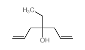 1,6-HEPTADIEN-4-OL, 4-ETHYL- Structure