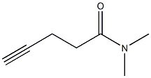 N,N-dimethylpent-4-ynamide Structure