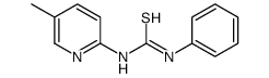 1-(5-methylpyridin-2-yl)-3-phenylthiourea Structure