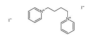 1-(4-pyridin-1-ium-1-ylbutyl)pyridin-1-ium,diiodide Structure