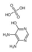 4,5-DIAMINO-6-HYDROXYPYRIMIDINE SULFATE结构式