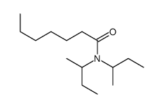 N,N-di(butan-2-yl)heptanamide结构式