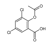 2-acetyloxy-3,5-dichlorobenzoic acid结构式