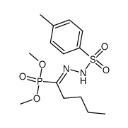 Dimethyl-1-oxopentanphosphonat-tosylhydrazon结构式