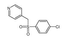 4-[(4-chlorophenyl)sulfonylmethyl]pyridine结构式