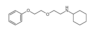 N-[2-(2-Phenoxyethoxy)ethyl]cyclohexanamine结构式