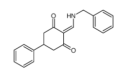 2-[(benzylamino)methylidene]-5-phenylcyclohexane-1,3-dione Structure