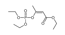 3-(Diethoxyphosphinyloxy)-2-butenoic acid ethyl ester structure