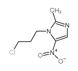 1-(3-chloropropyl)-2-methyl-5-nitro-1H-imidazole structure