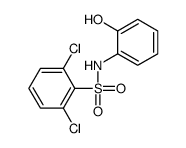 2,6-dichloro-N-(2-hydroxyphenyl)benzenesulfonamide结构式