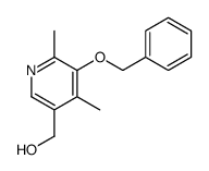 (5-(BENZYLOXY)-4,6-DIMETHYLPYRIDIN-3-YL)METHANOL Structure