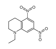 1-ethyl-5,7-dinitro-3,4-dihydro-2H-quinoline结构式